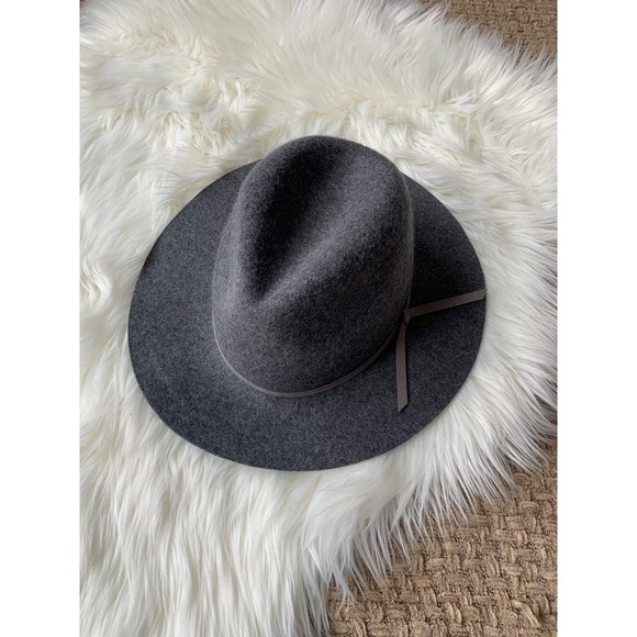 House of Harlow 1960 Gray Wool Fedora OS House of Harlow 1960 | Accessories | House Of Harlow 96 Wool  main image 2